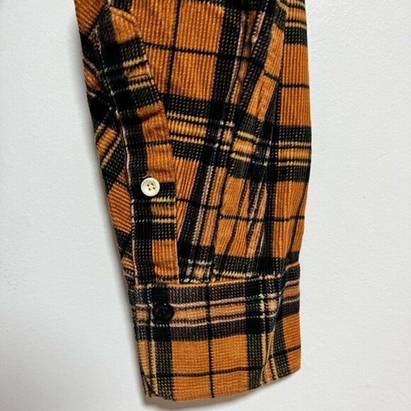 Rag & Bone Plaid Shirt – Medium – Brown & Black – 100% Cotton – Made in China - Picture 5 of 12